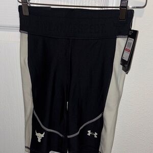 Under Armour Kids Black and White Athletic Shorts